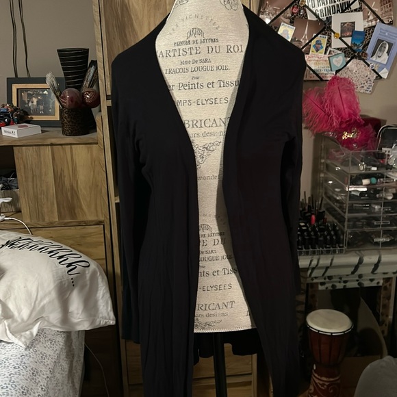 Prospect Blvd Black Lightweight Cardigan - Large - Picture 1 of 4